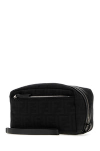 FENDI Fendi Men Embroidered Jacquard Small Beauty Case