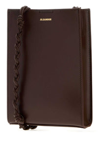 JIL SANDER Jil Sander Women Chocolate Leather Small Tangle Shoulder Bag