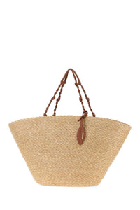 Jil Sander Women Raffia Large Tangle Bucket Bag
