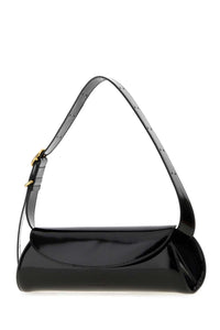 Jil Sander Women Black Leather Small Cannolo Shoulder Bag