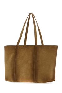 Jil Sander Women Biscuit Suede Foro Shopping Bag