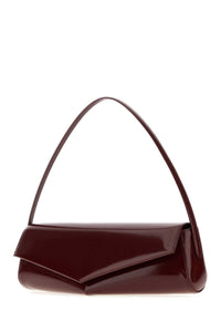 JIL SANDER Jil Sander Women Burgundy Leather Kante Shoulder Bag