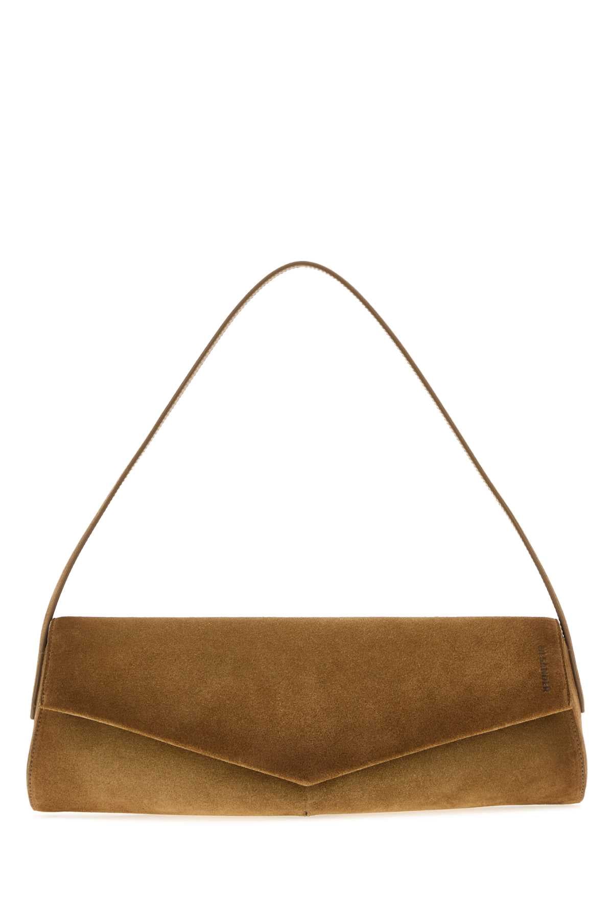 JIL SANDER Jil Sander Women Beige Suede Kante Shoulder Bag