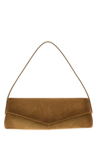 JIL SANDER Jil Sander Women Beige Suede Kante Shoulder Bag