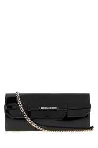 DSQUARED Dsquared Women Black Leather Crossbody Bag