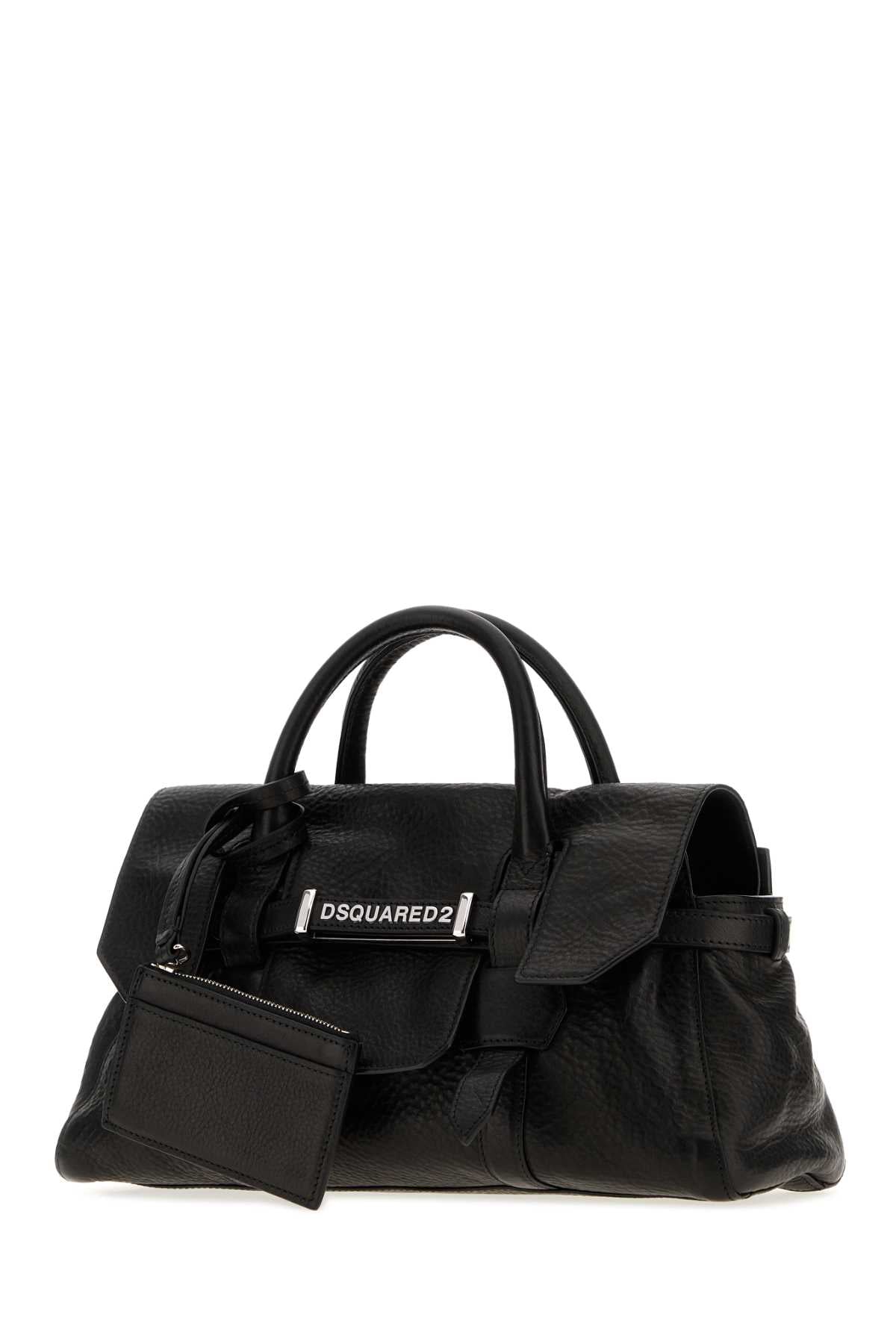 Dsquared Women Black Leather Handbag