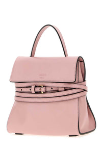 MOSCHINO Moschino Women Pink Nappa Leather Small Moschino Tie Me Handbag