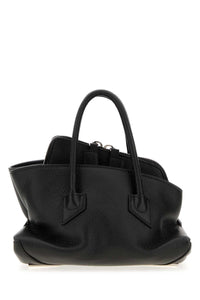 THE ATTICO The Attico Women Black Leather Mini La Passeggiata Handbag