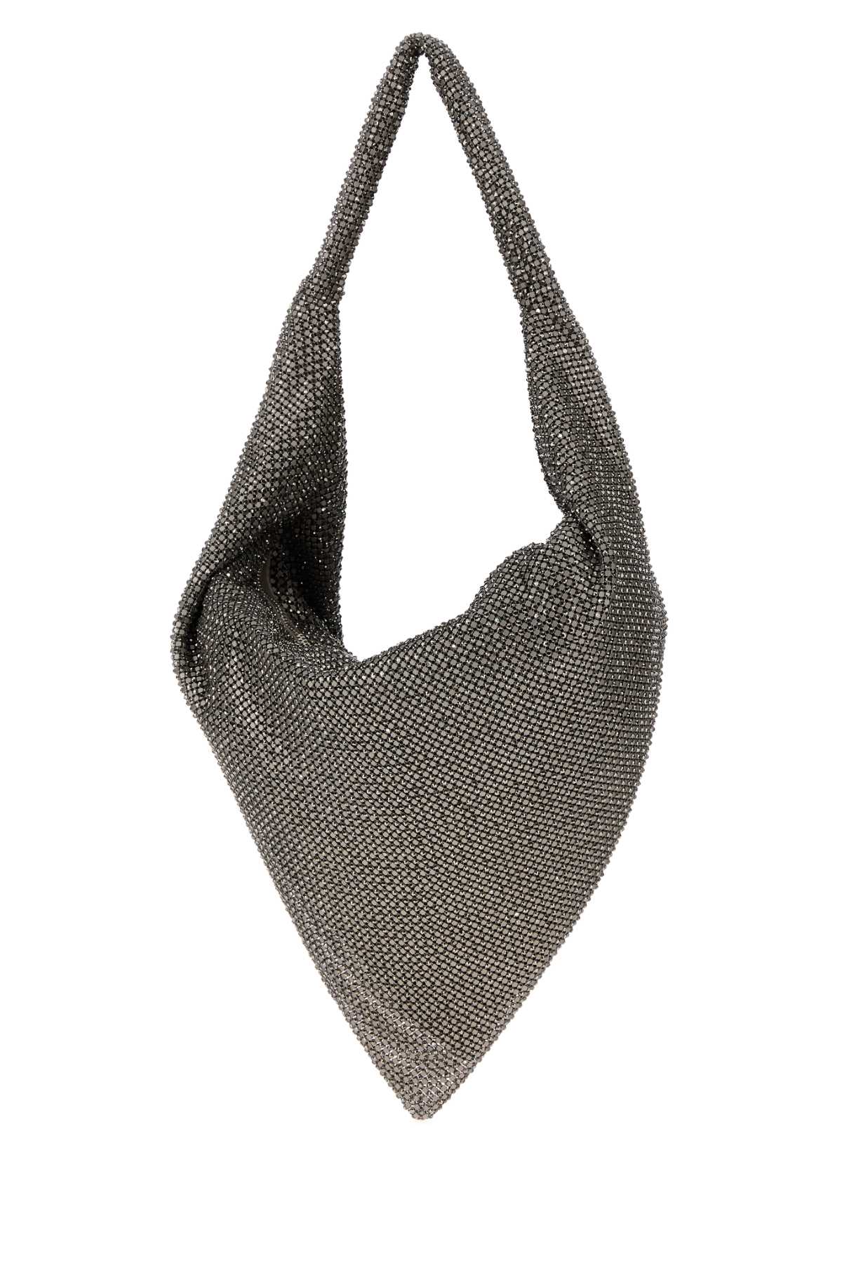 BENEDETTA BRUZZICHES Benedetta Bruzziches Women Grey Metal Knit Ursula Shoulder Bag