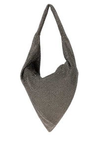 BENEDETTA BRUZZICHES Benedetta Bruzziches Women Grey Metal Knit Ursula Shoulder Bag