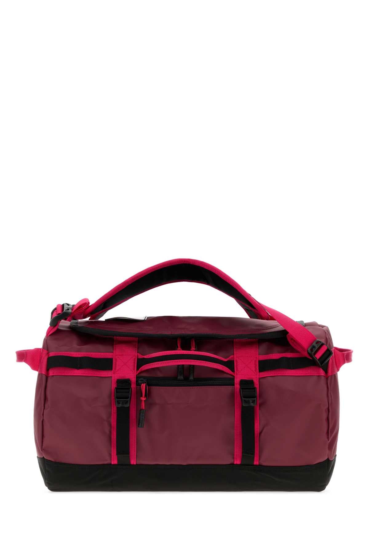 THE NORTH FACE The North Face Men Fuchsia Fabric Duffel Base Camp Xs Travel Bag