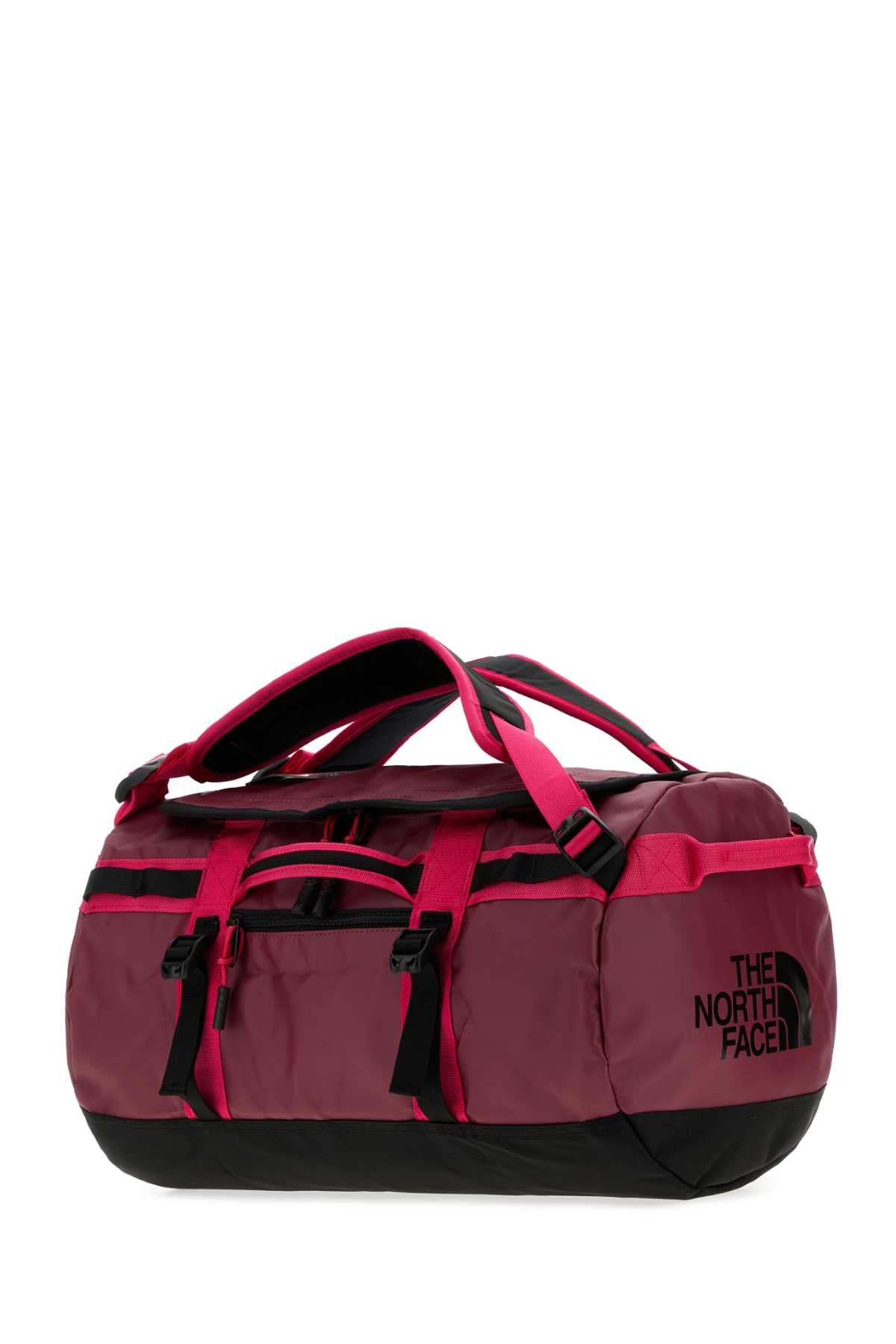 THE NORTH FACE The North Face Men Fuchsia Fabric Duffel Base Camp Xs Travel Bag