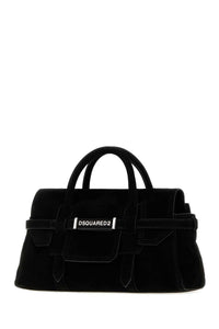 DSQUARED Dsquared Women Black Suede Twin Handbag