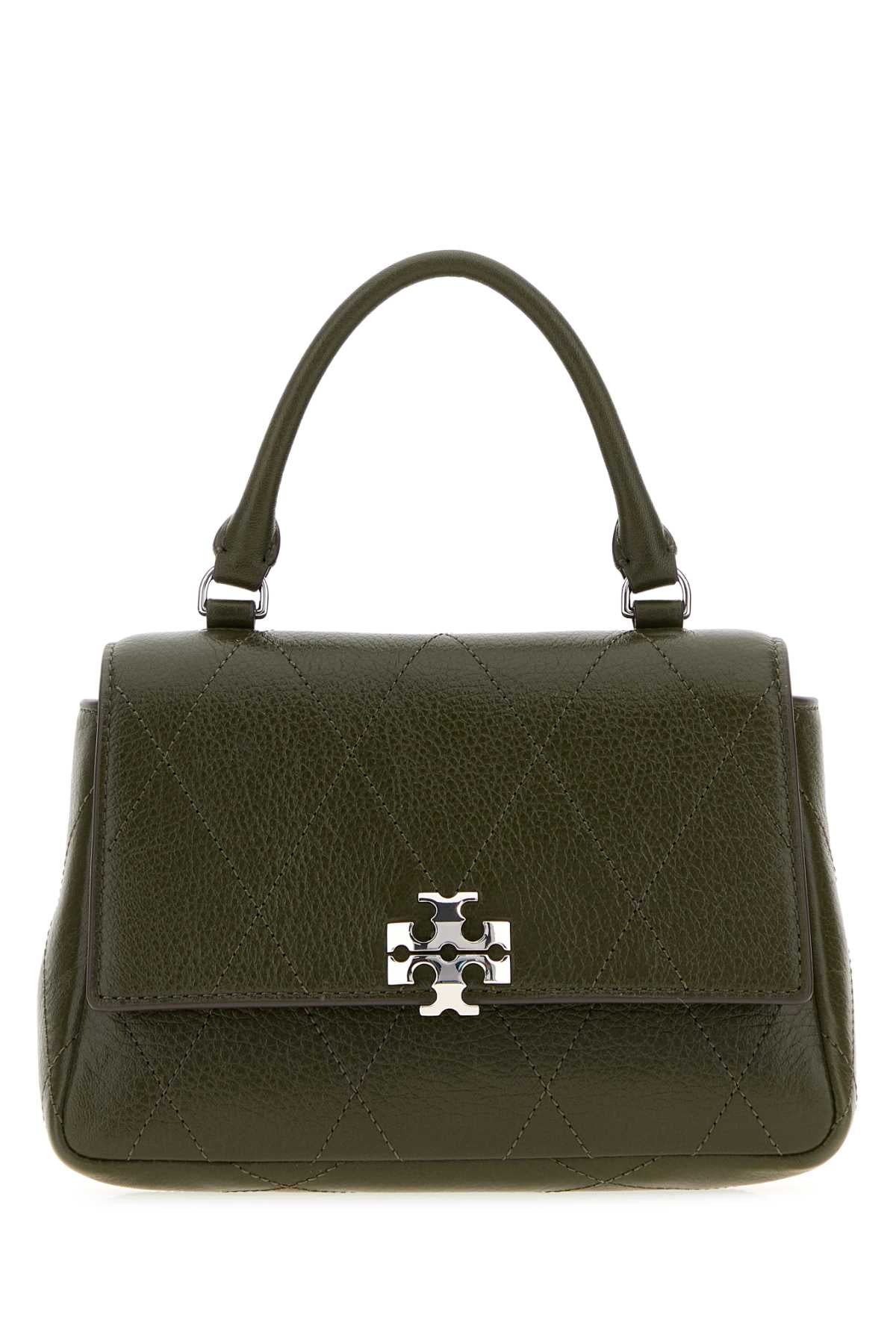 TORY BURCH Tory Burch Women Khaki Leather Mini Charlie Handbag