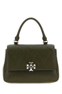 TORY BURCH Tory Burch Women Khaki Leather Mini Charlie Handbag