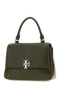TORY BURCH Tory Burch Women Khaki Leather Mini Charlie Handbag