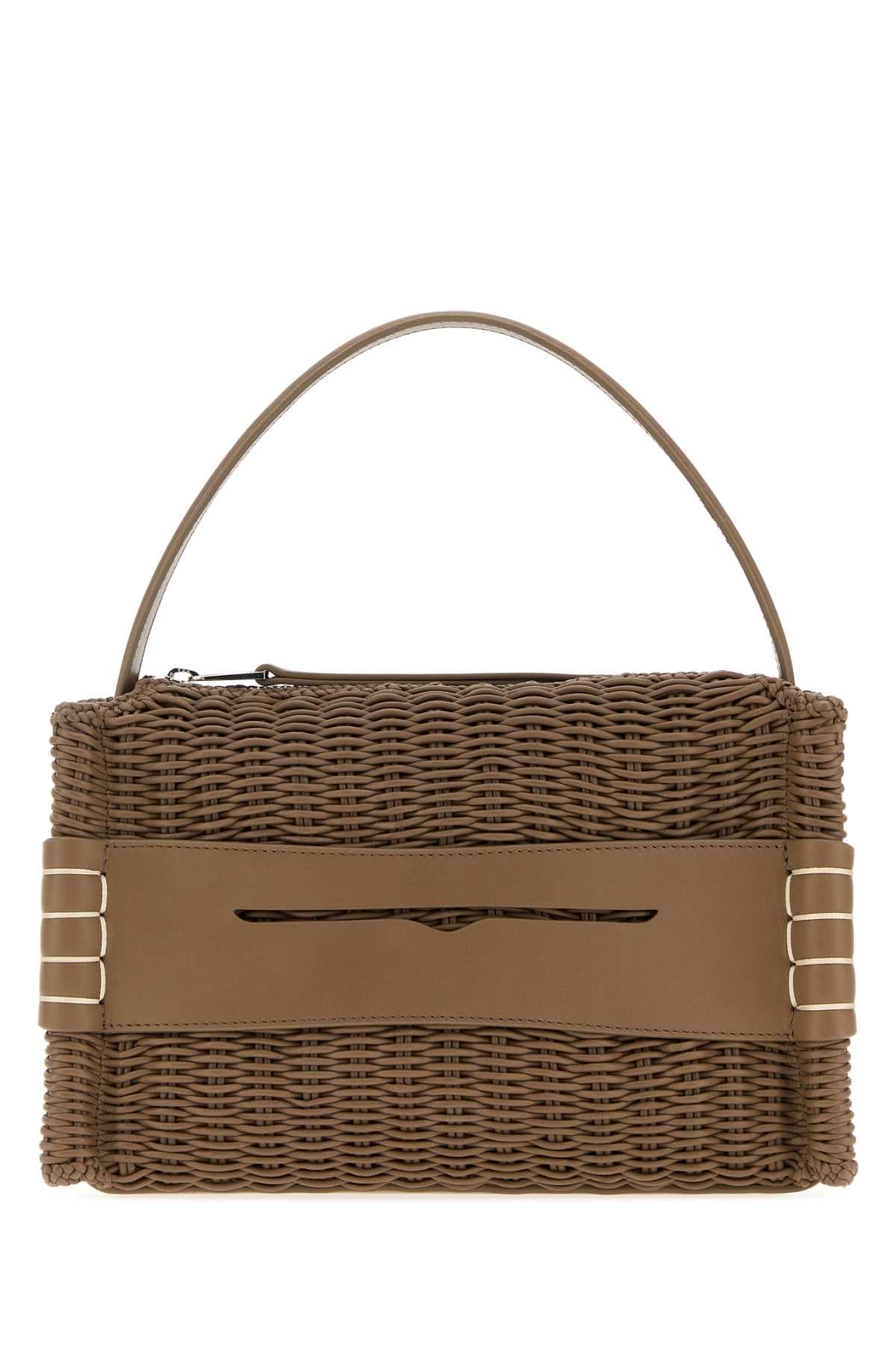 Jw Anderson Women Mud Leather Loafers Handbag