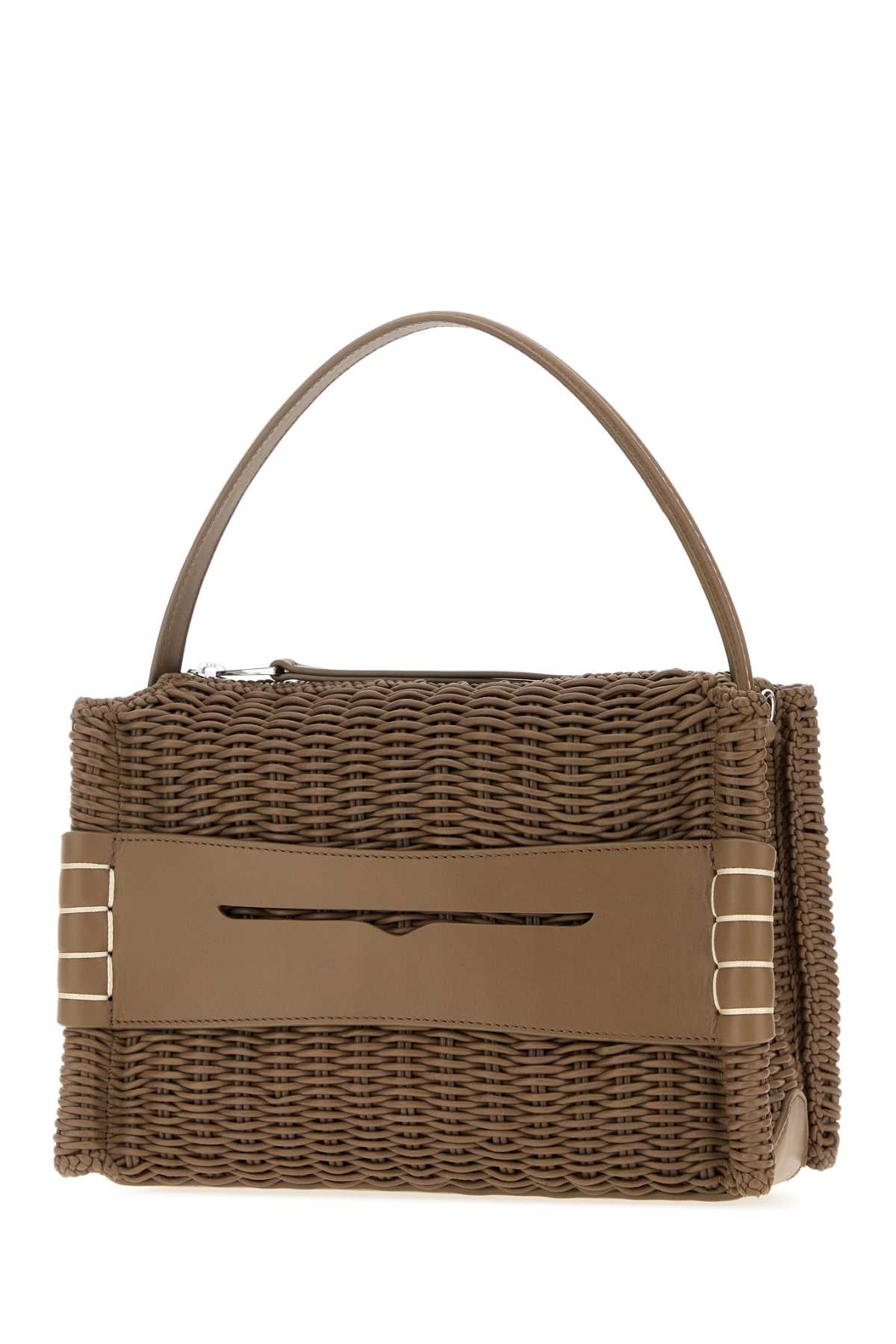 Jw Anderson Women Mud Leather Loafers Handbag