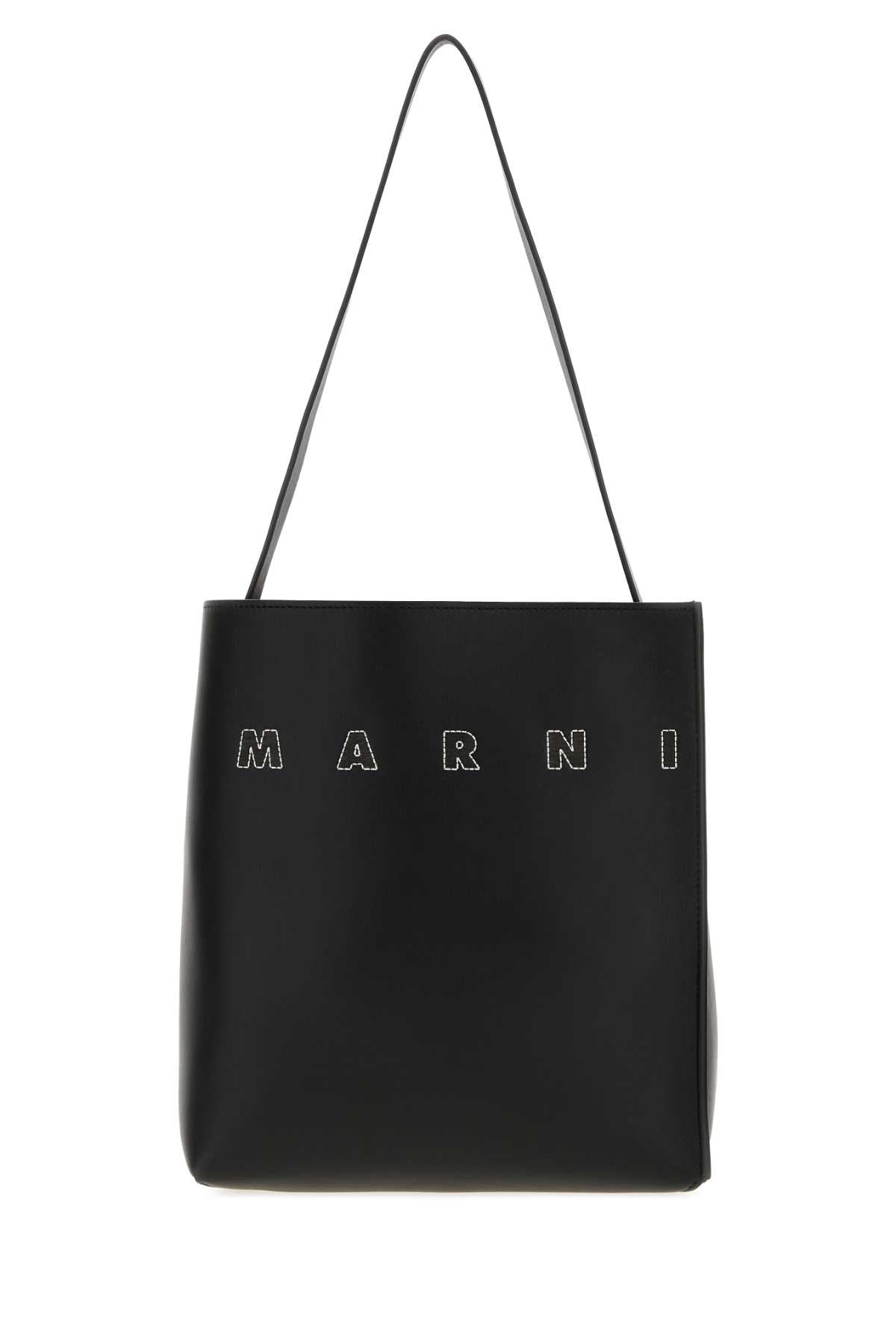 MARNI Marni Women Black Leather Shopping Bag