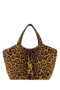 SAINT LAURENT Saint Laurent Women Printed Calf Hair Medium Icare Shopping Bag