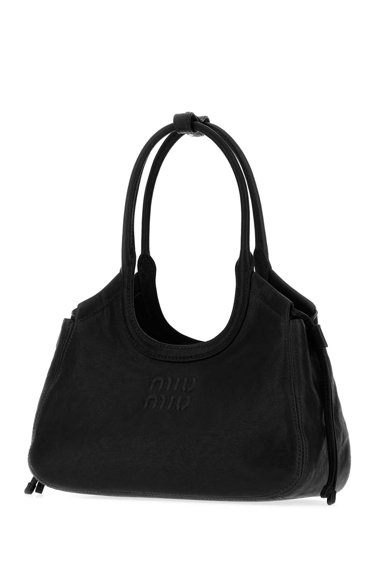 MIU MIU Miu Miu Women Black Nappa Leather Ivy Handbag