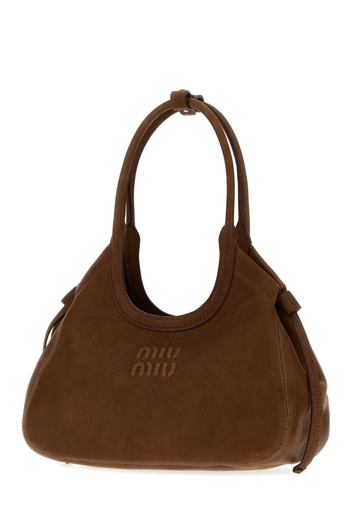MIU MIU Miu Miu Women Brown Nappa Leather Ivy Handbag