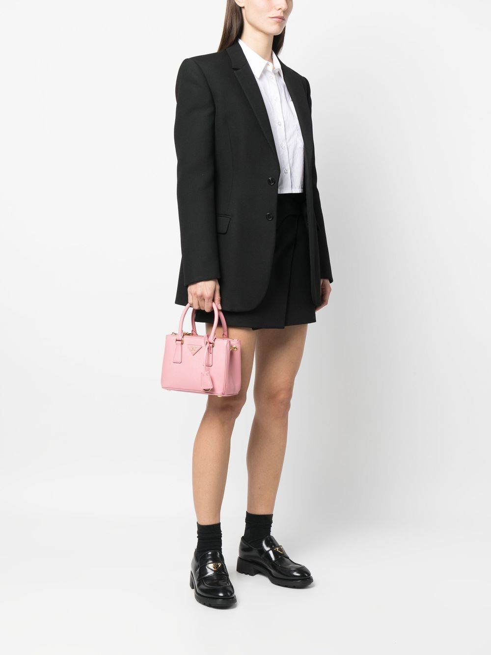 Prada Women Galleria Saffiano Leather Mini Bag