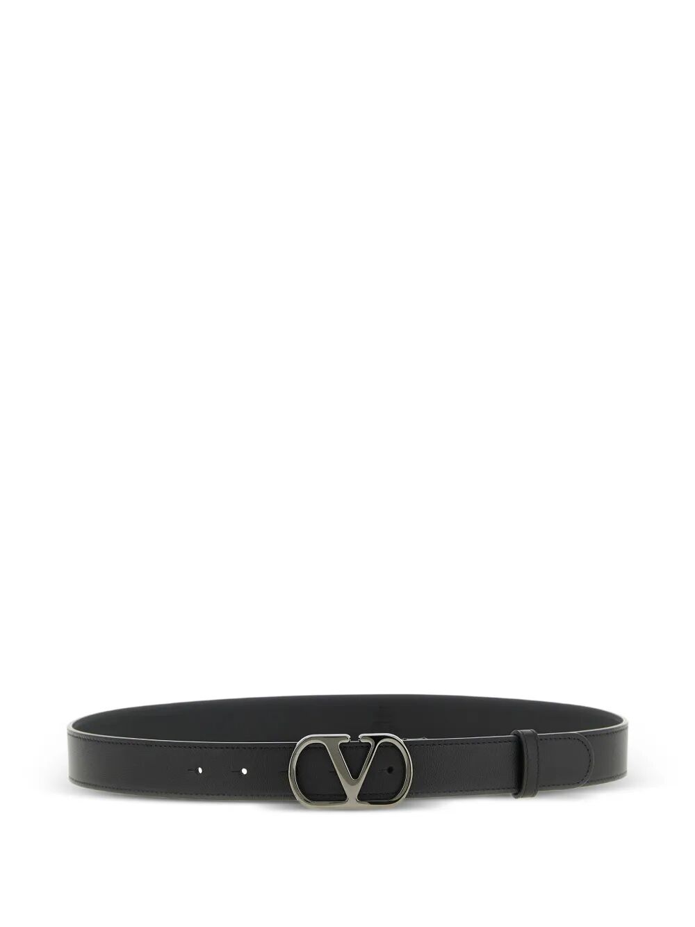 VALENTINO GARAVANI Vlogo Signature Belt In Shiny Calfskin Women