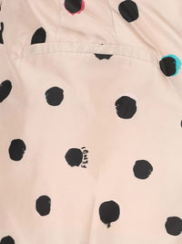 Fendi Women Falena Dots-Print Taffeta Flared Shorts