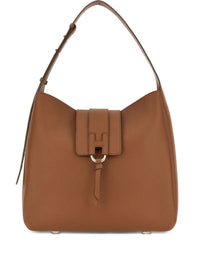HOGAN Hogan Women Hogan Trend Hammered Leather Hobo Shoulder Bag