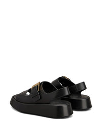 Tod's Women Leather Strappy Sandals With Maxi Buckle