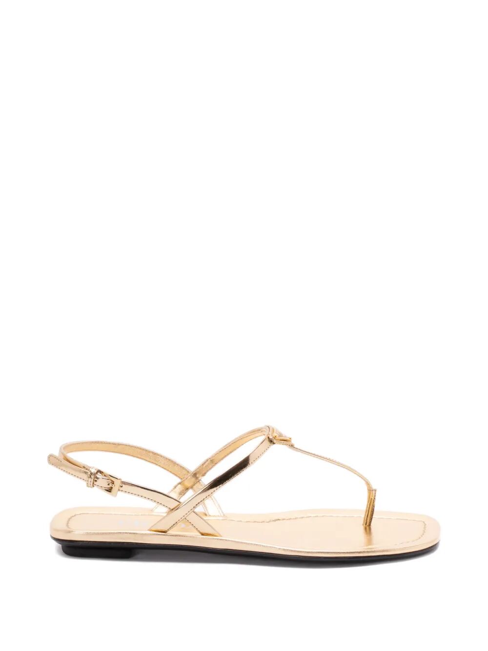 Patent Leather Flat Thong Sandals Women