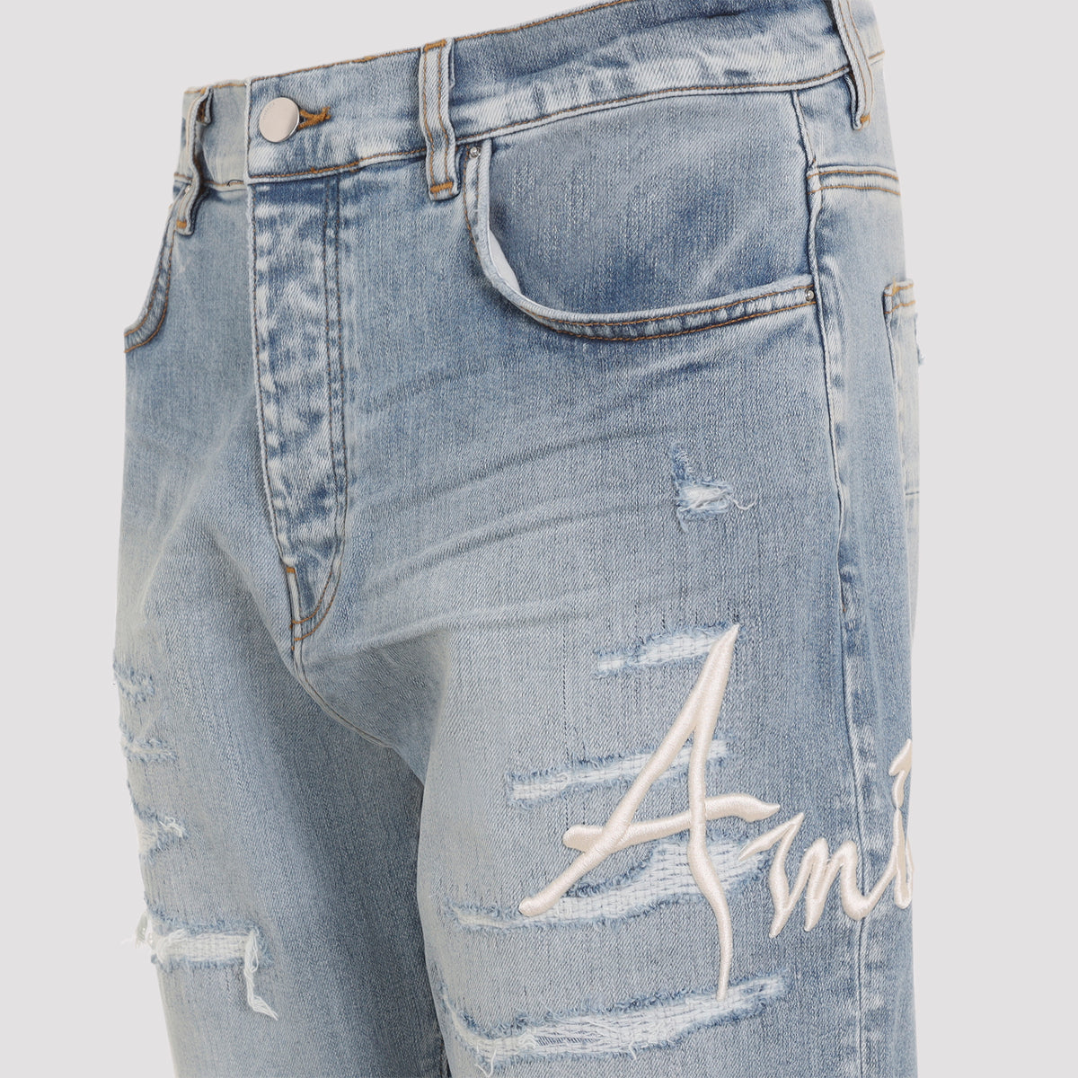 AMIRI Amiri Repaired Slim Jeans Men