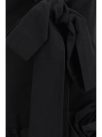 MAGDA BUTRYM Magda Butrym Women Midi Dress With Draped Shawl Collar
