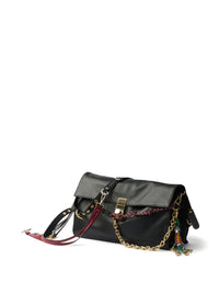 PRADA Prada Soft Sound Large Leather Shoulder Bag With Charms Women