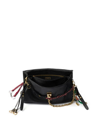 PRADA Prada Soft Sound Large Leather Shoulder Bag With Charms Women
