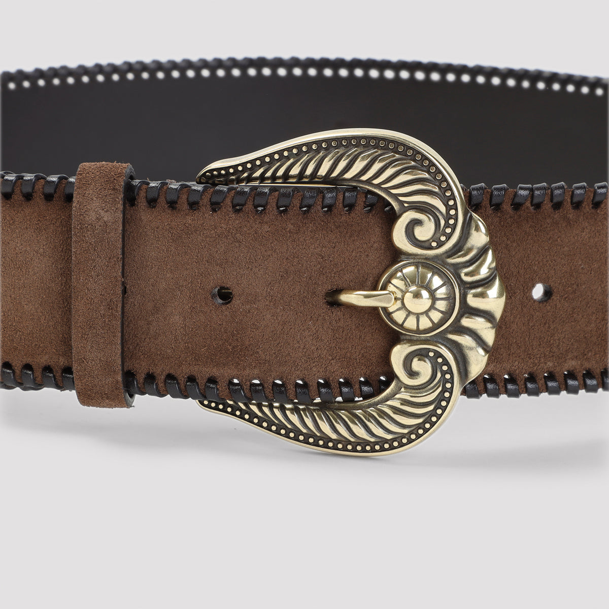 Etro Paisley Suede Belt Women