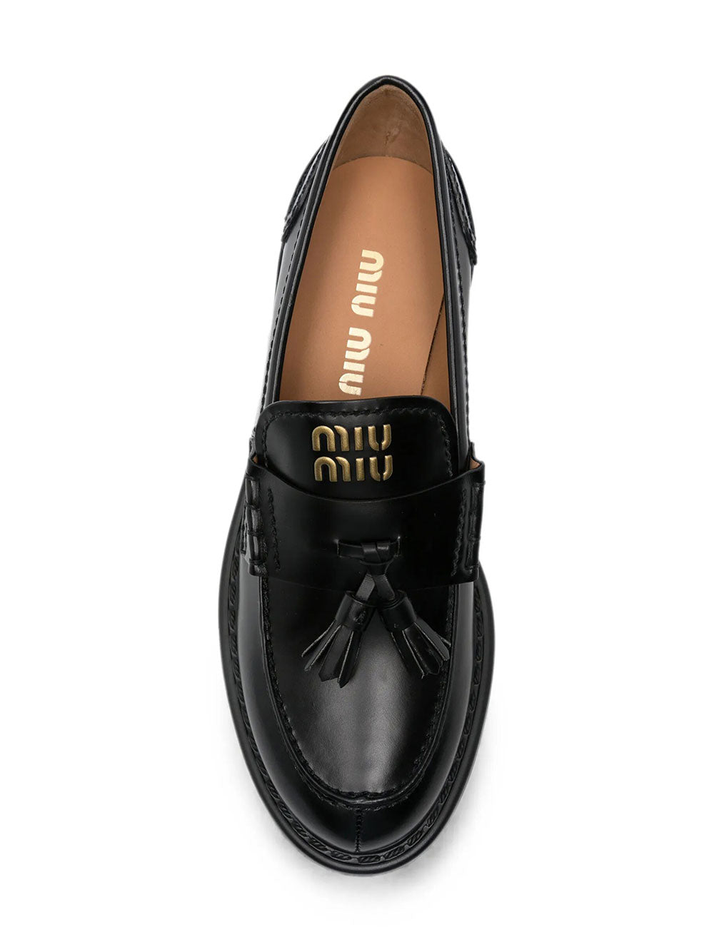 MIU MIU Miu Miu Women Chunky Leather Loafers