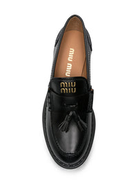 MIU MIU Miu Miu Women Chunky Leather Loafers