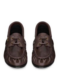 Saint Laurent Men Le Loafer Bateau In Smooth Leather