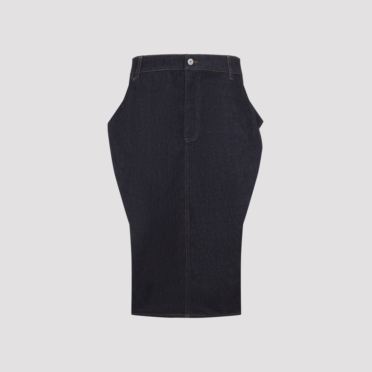 Jacquemus Denim Midi Skirt Women