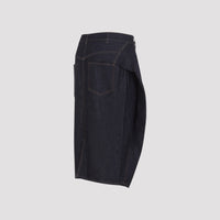 Jacquemus Denim Midi Skirt Women