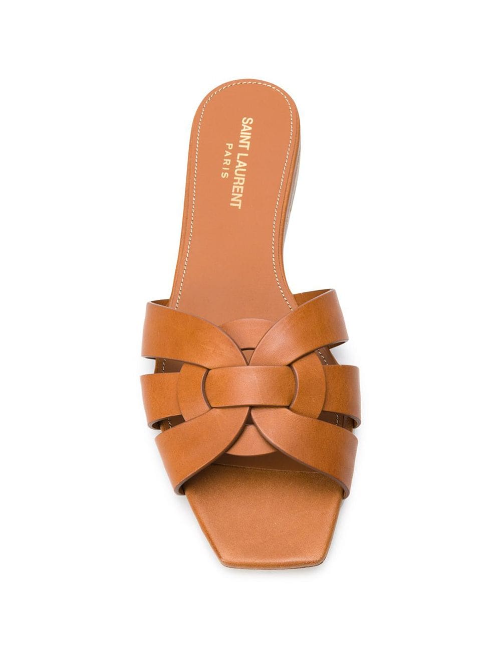 Saint Laurent Women Tribute Mules In Smooth Leather