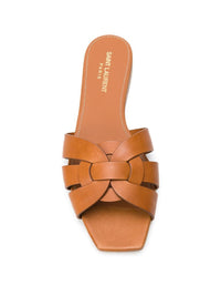 Saint Laurent Women Tribute Mules In Smooth Leather
