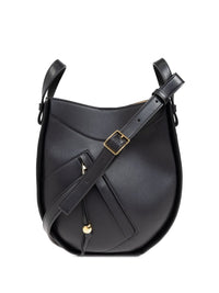 Loewe Women Hammock Slice Bag In Shiny Calfskin