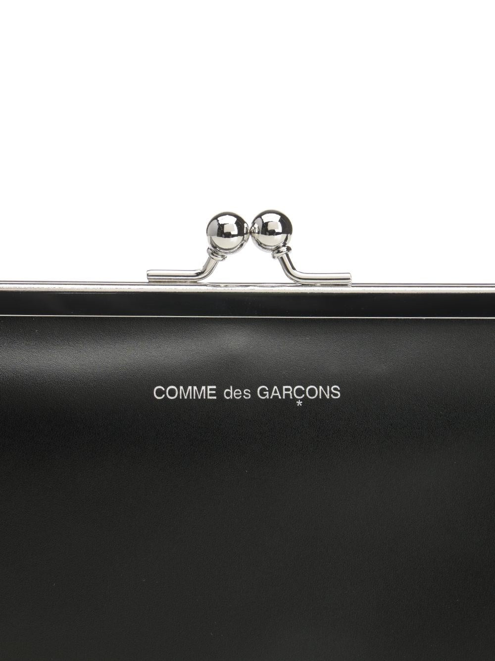 Comme Des Garcons Wallet Comme Des Garcons Wallet Women 'Kiss Clasp' Leather Coin Purse
