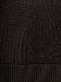 Bottega Veneta Men Brown Woven Hat In Wool Man