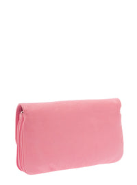 BALENCIAGA Balenciaga Women Pink Crossbody Bag With Palladium-Tone Bb Logo In Leather Woman
