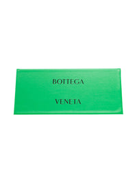 Bottega Veneta Women Bottega Veneta Woman's Angle Cat Eye Green Acetate Sunglasses