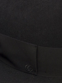 GUCCI Gucci Women Gucci Woman's Black Felt Large Brim Hat